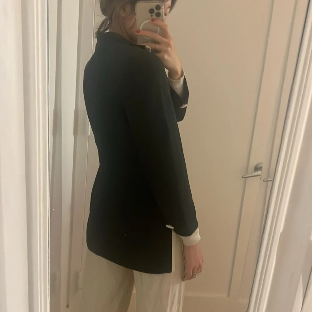 Vintage silk dior navy evening jacket blazer